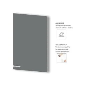 ALREAR Divertida decoración de baño bandera de metal para_3