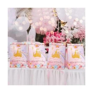 Juego de 16 bolsas de regalo para fiesta de princesa_5