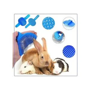 Kit de aseo de conejo de 6 piezas con cepillo de aseo para_6