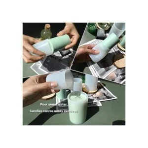 Moldes cilíndricos para hacer velas moldes de silicona de_5