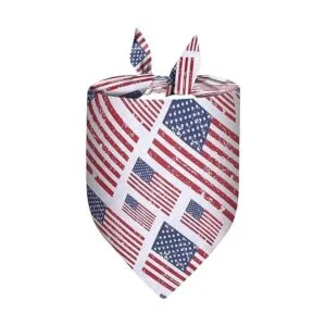 Tinsow 2 bandanas lavables para perros con la bandera_4