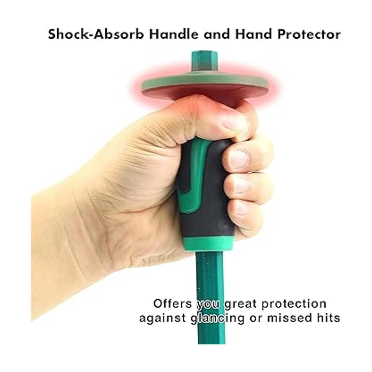 Genubi Cincel para mampostería con protector de mano_2