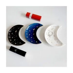 BIHOIB Bandeja de joyería de luna pequeña plato_4