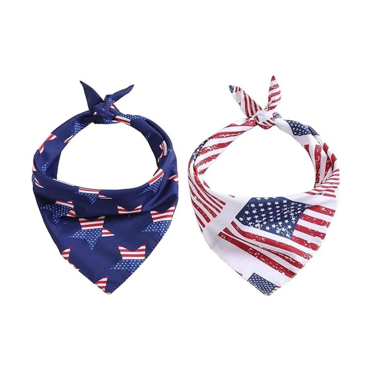 Tinsow 2 bandanas lavables para perros con la bandera_1