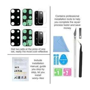 2 piezas de repuesto para Samsung Galaxy S20 trasera de_7