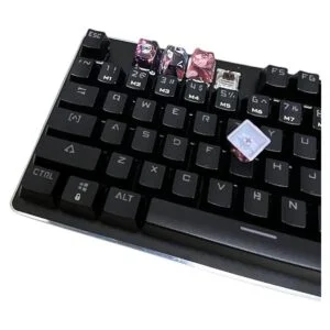 Juego de 4 teclas teclas PBT subcritas de 5 lados teclas_4