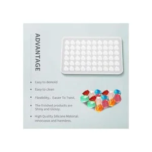 Molde de silicona súper brillante 60 cavidades para mini_3