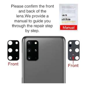 2 piezas de repuesto para Samsung Galaxy S20 trasera de_6