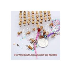 60 frascos pequeños de 0.0 fl oz botellas de vidrio_6