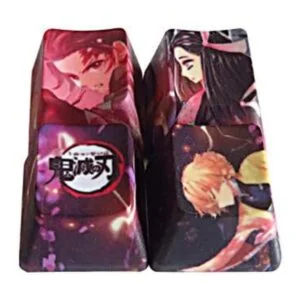 Juego de 4 teclas teclas PBT subcritas de 5 lados teclas_2