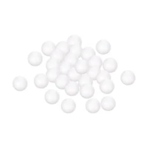 uxcell 25 bolas de espuma de poliestireno blanco de 1.5_1