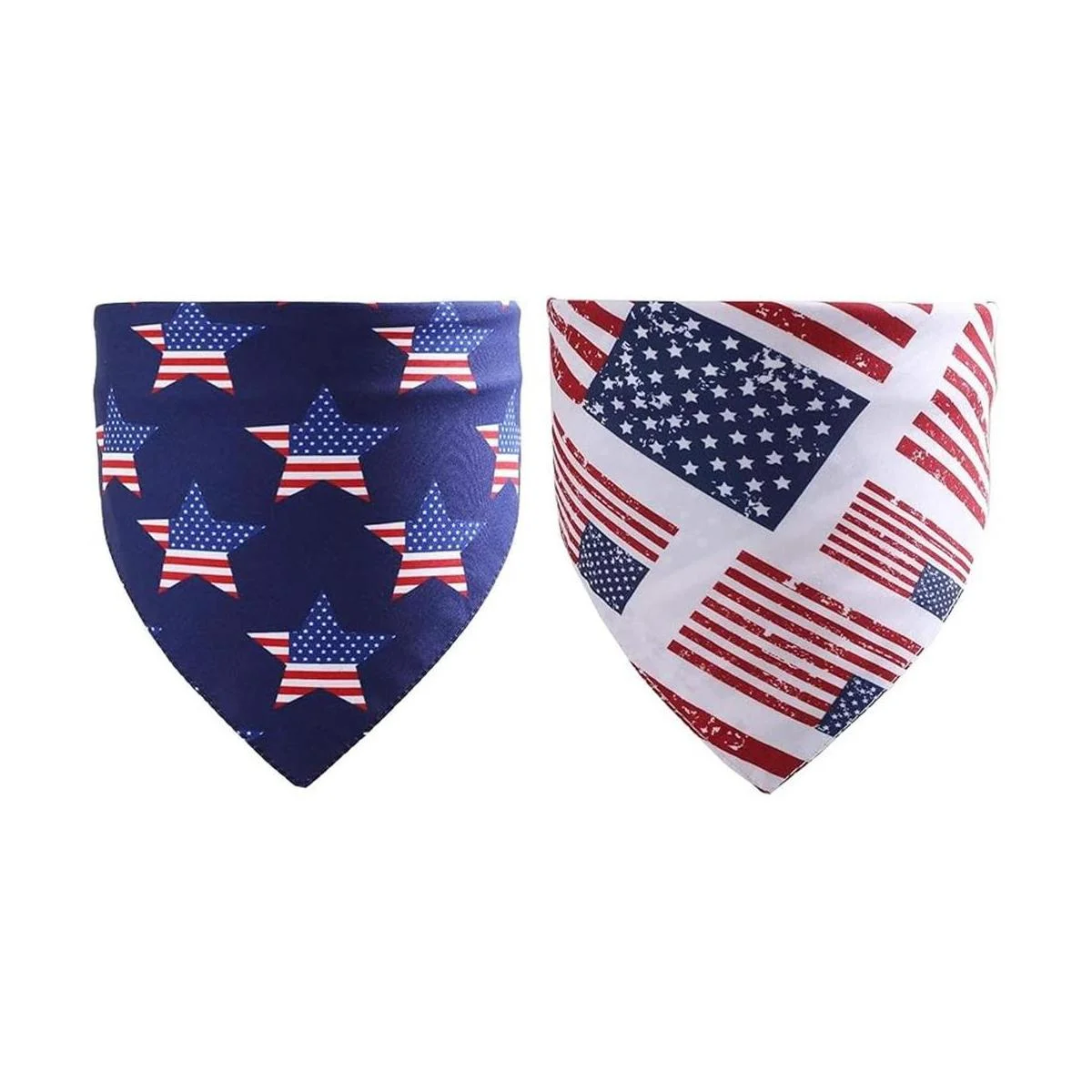 Tinsow 2 bandanas lavables para perros con la bandera_2