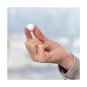 uxcell 25 bolas de espuma de poliestireno blanco de 1.5_5