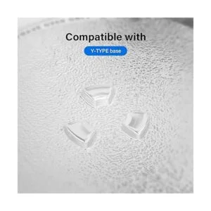 Placa giratoria de vidrio para microondas de 9.6 pulgadas_2