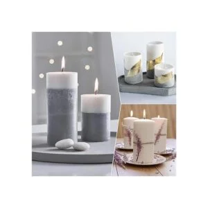 Moldes cilíndricos para hacer velas moldes de silicona de_2