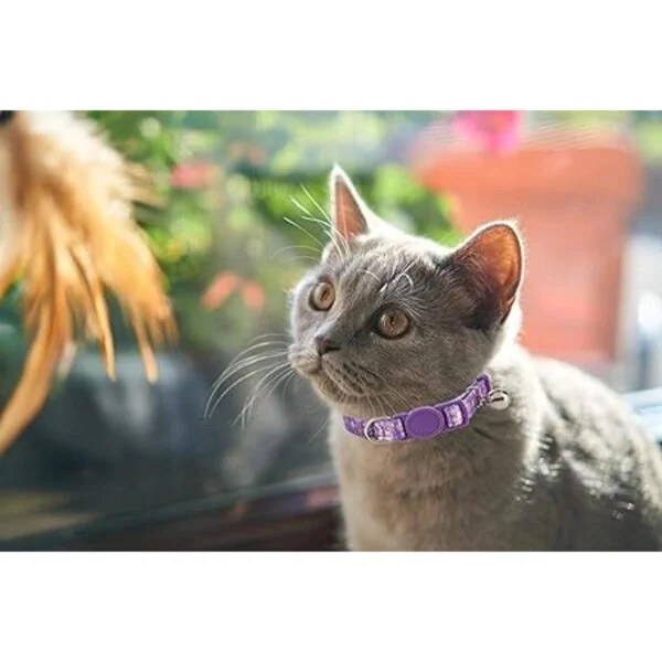 YUDOTE Breakaway Collar de gato con campana paquete de 2_5