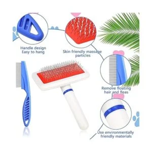 Kit de aseo de conejo de 6 piezas con cepillo de aseo para_5