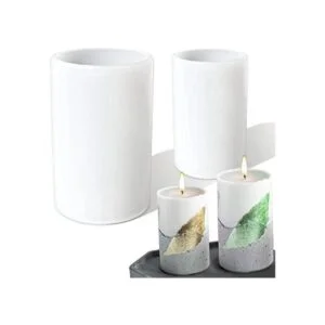 Moldes cilíndricos para hacer velas moldes de silicona de_1