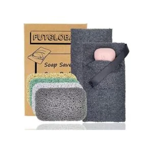 FUTGLOBAL Juego de 6 bolsas de jabón y ahorro de jabón_1