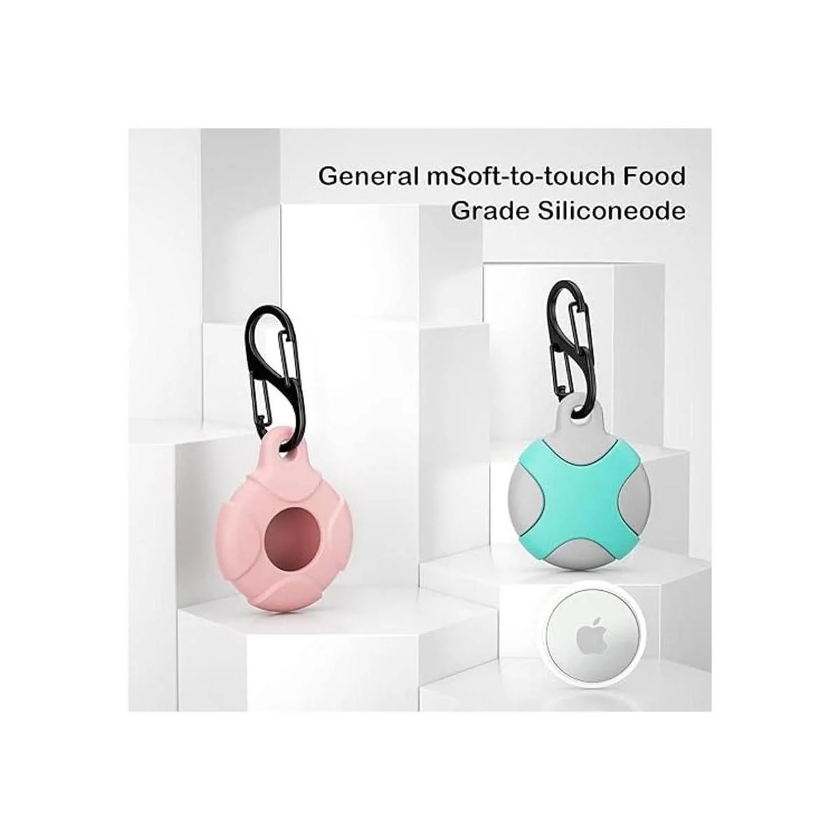 Meokkaebi Paquete de 4 fundas de silicona para Apple_3