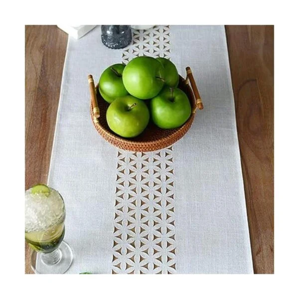 ARTABLE Camino de mesa rectangular de tela para casa_4