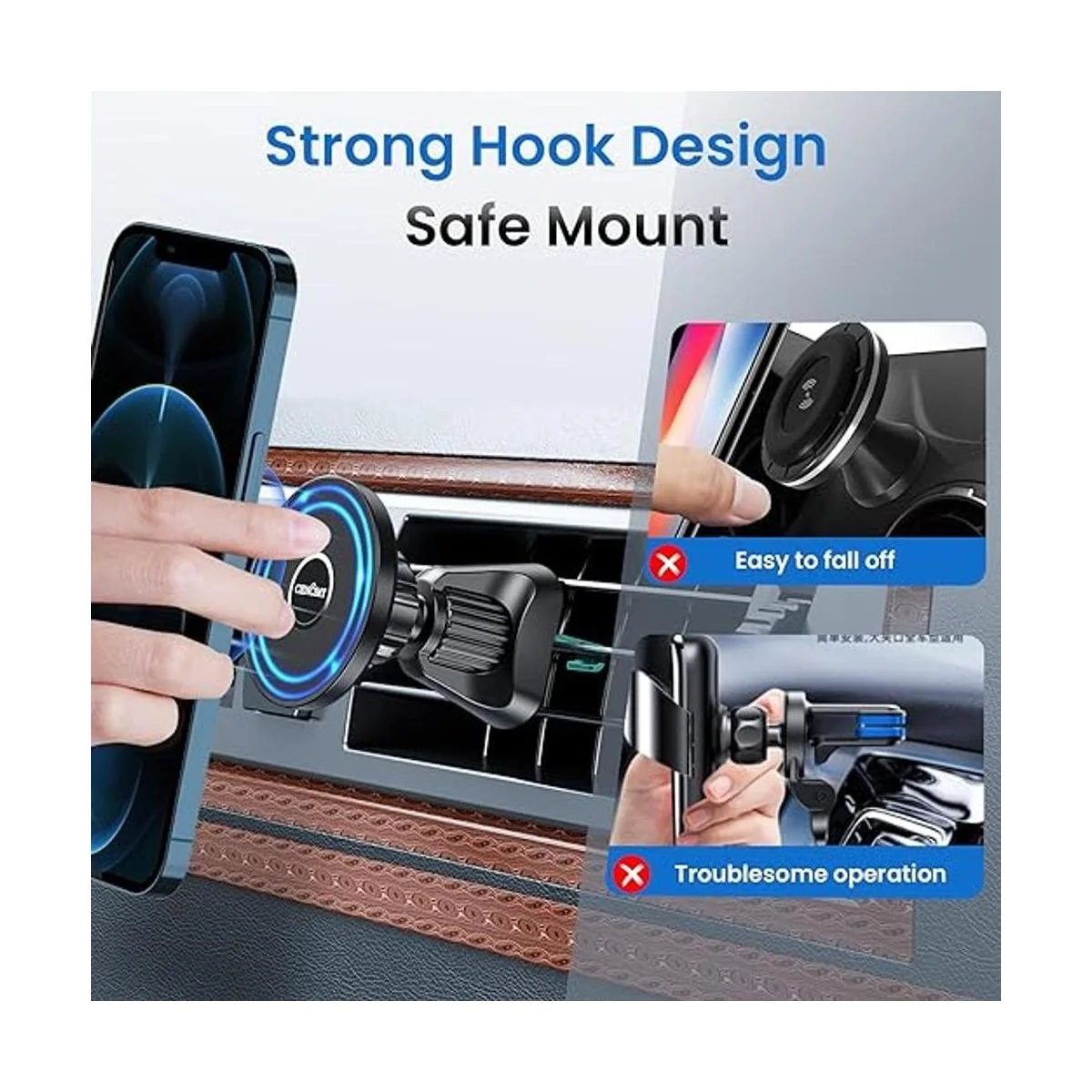 Ciencimy Soporte magnético para automóvil compatible con_3