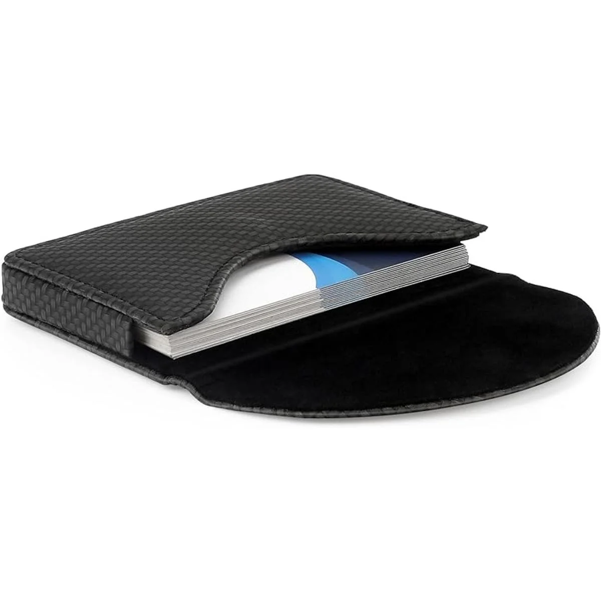 MaxGear Portatarjetas de visita de piel sintética para_1