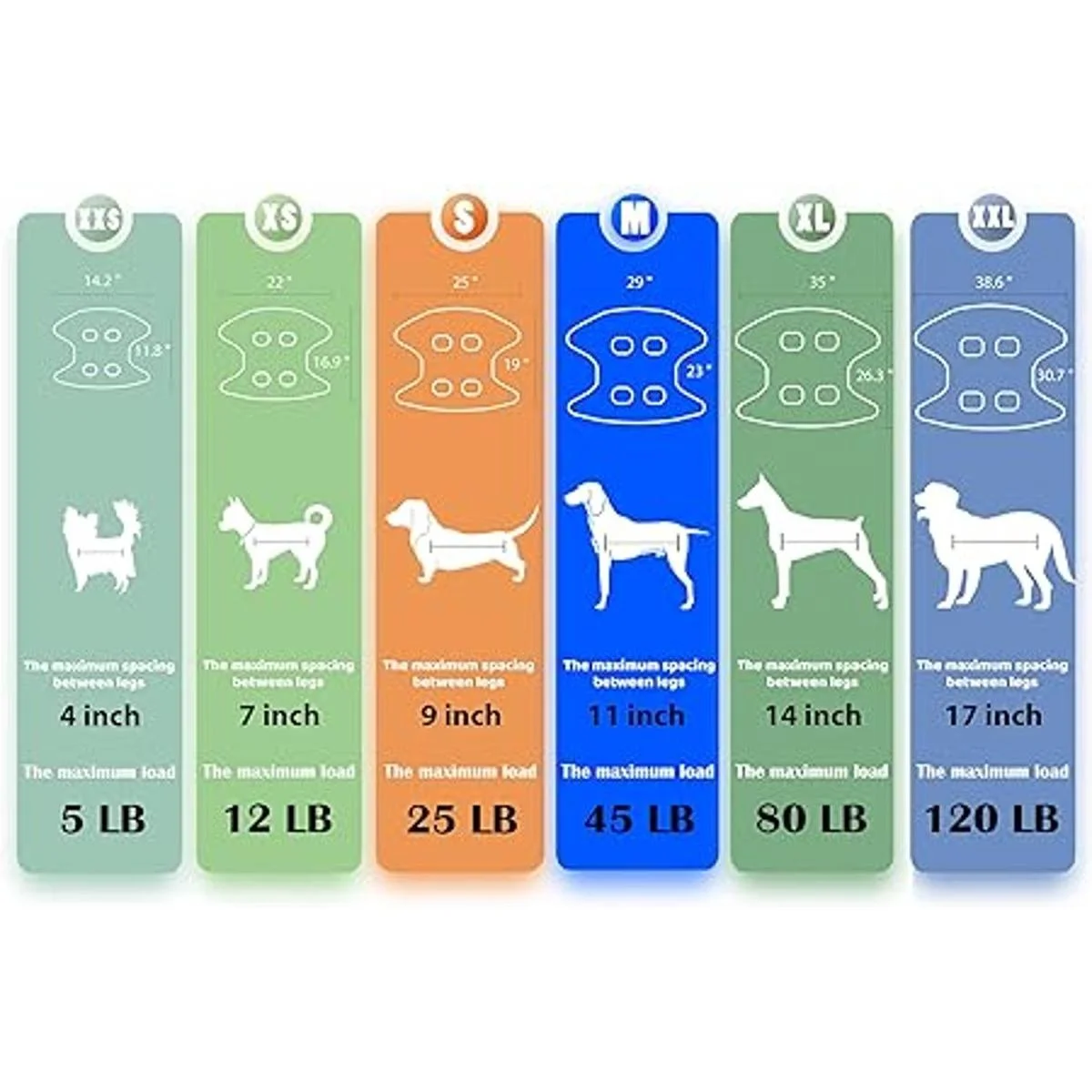 Guzekier Pet Dog Grooming Hammock Harness for Cats Dogs_6