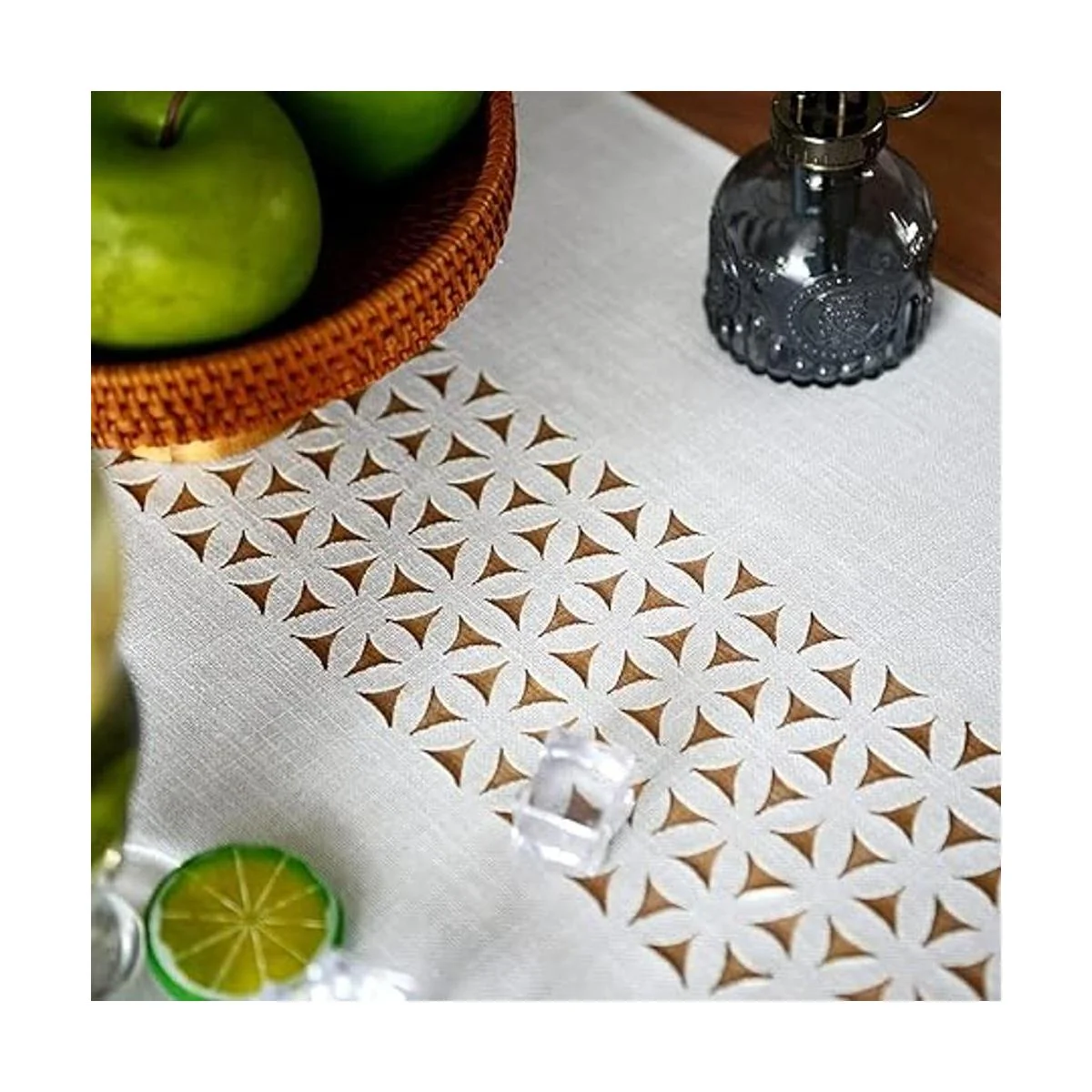 ARTABLE Camino de mesa rectangular de tela para casa_5