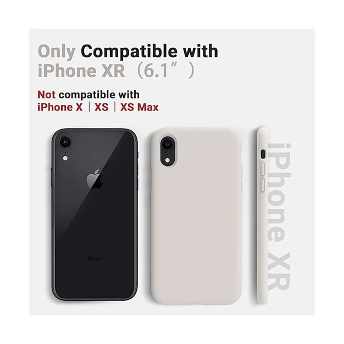 AOTESIER Funda para iPhone XR ultrafina de silicona con_2