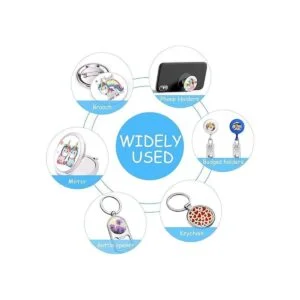 Hotop Pegatinas de aluminio en blanco de sublimación de_7