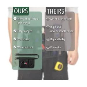 UNCO Delantal de cintura para herramientas de jardinería_5