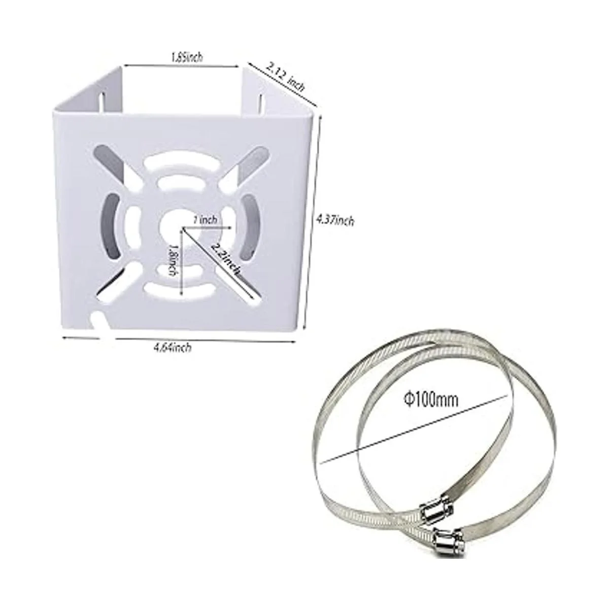 XGOP Adaptador de montaje vertical universal con 2 bucles_3