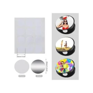 Hotop Pegatinas de aluminio en blanco de sublimación de_2