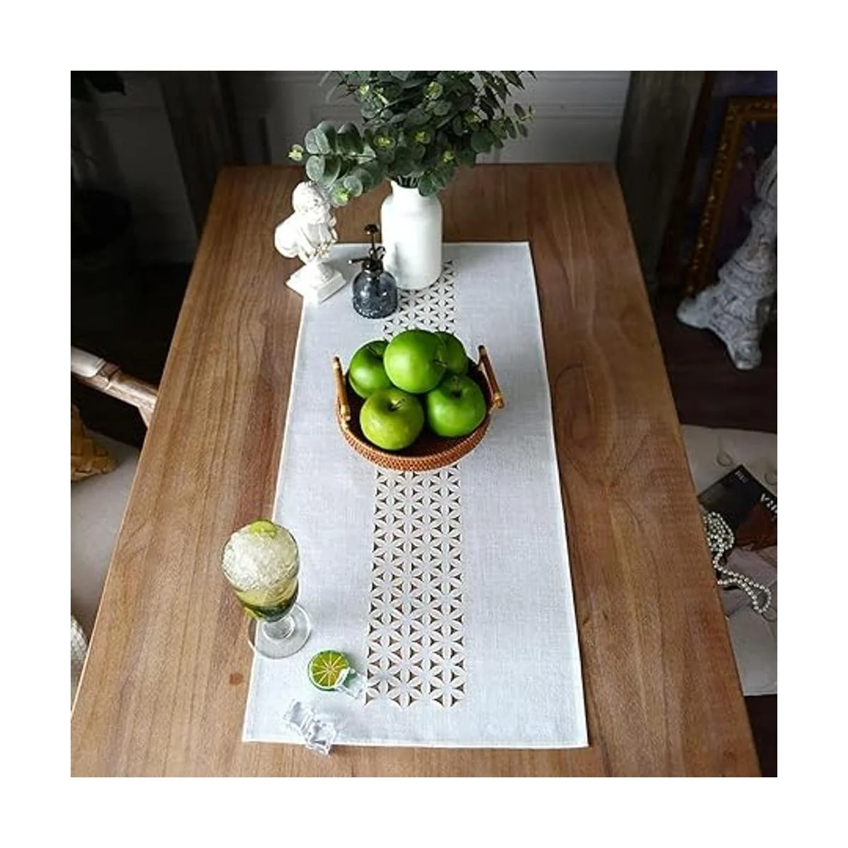 ARTABLE Camino de mesa rectangular de tela para casa_3