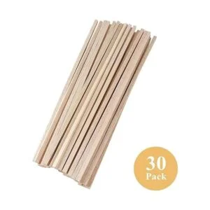 Craftiff Palillos de madera de 14 pulgadas cuadrados de_3