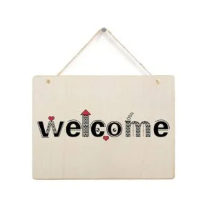 6 unidades de placas de madera en blanco rectángulo sin_5