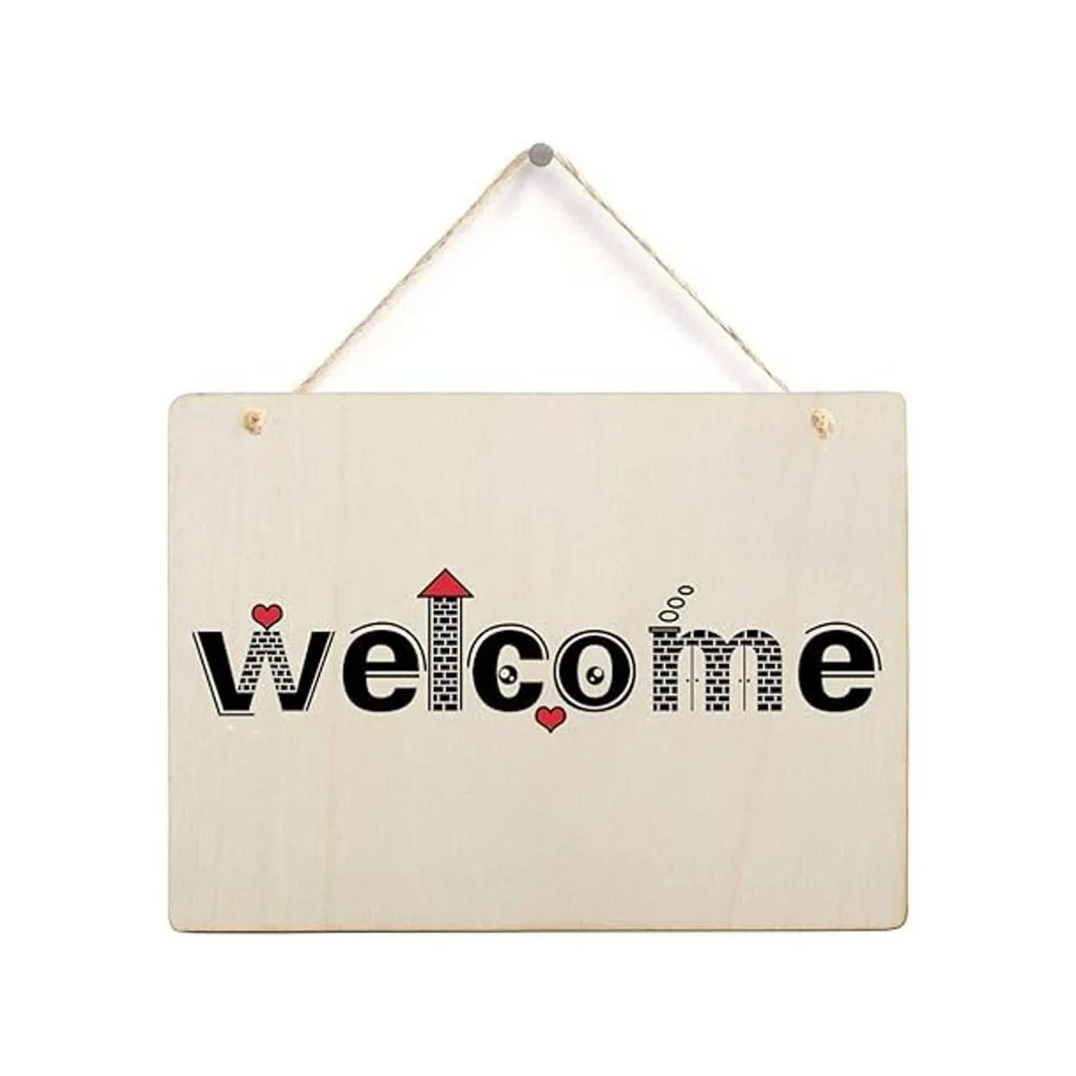 6 unidades de placas de madera en blanco rectángulo sin_5