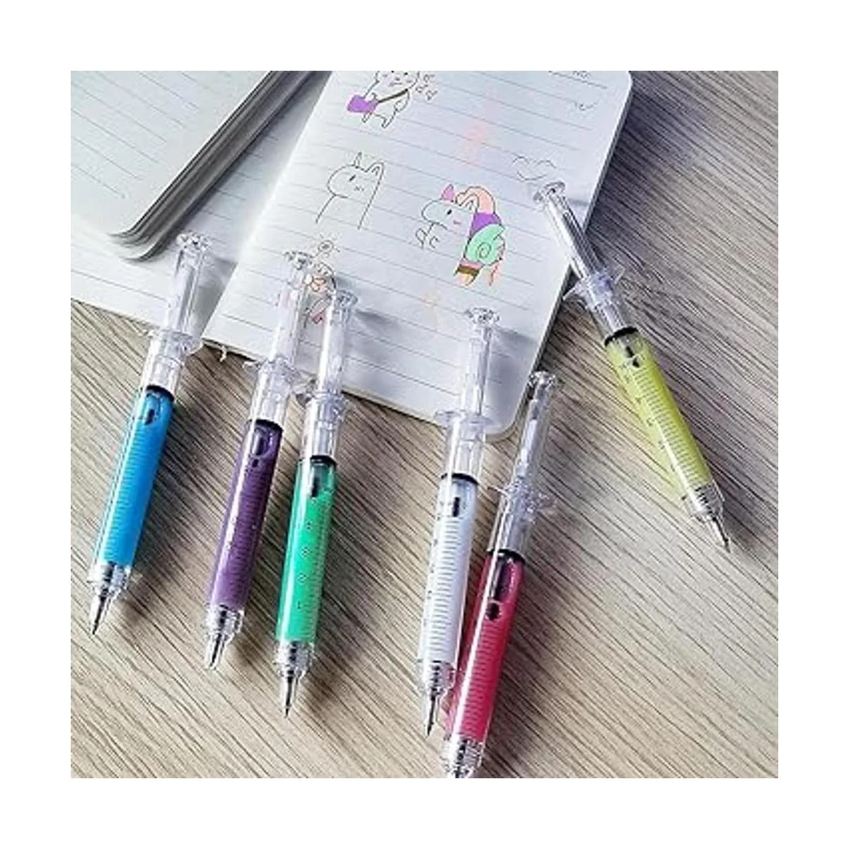 Leery Bolígrafos de jeringa de macarón bolígrafo_4