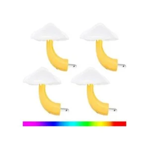 4 piezas de luz nocturna LED con forma de hongo de 7_1
