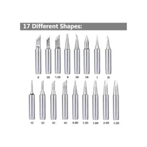 Yakamoz Juego de 17 puntas de soldador de 2952.8 ft para_2