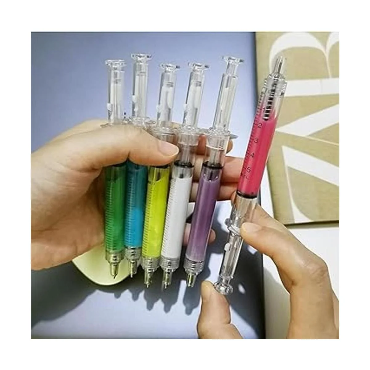 Leery Bolígrafos de jeringa de macarón bolígrafo_3