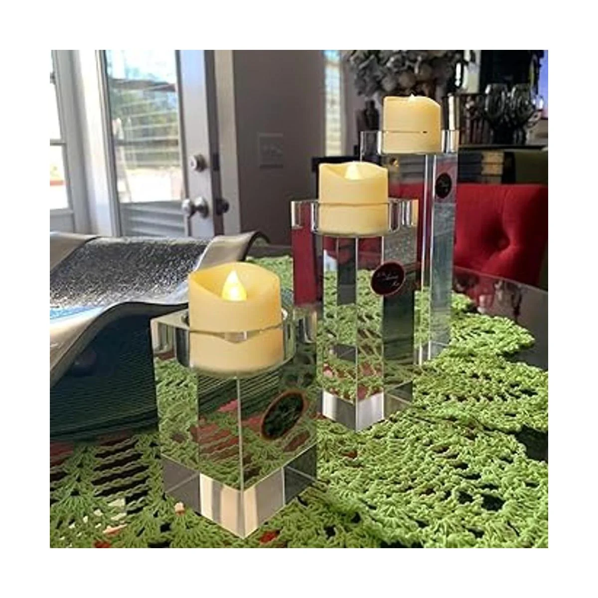 Homemory Paquete de 24 velas votivas LED sin llama velas_4