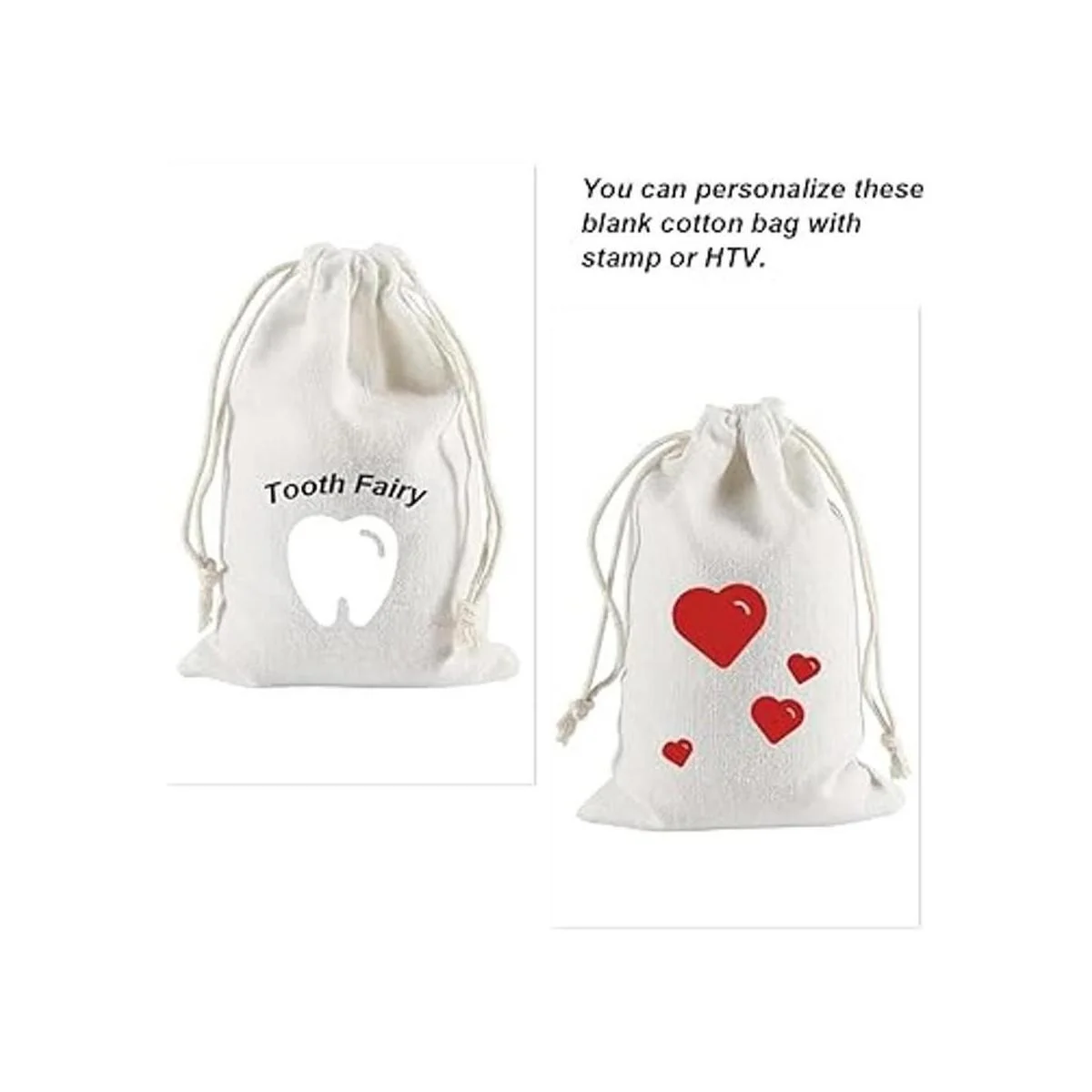 HRX Package 20 bolsas de muselina de 4 x 6 pulgadas_5