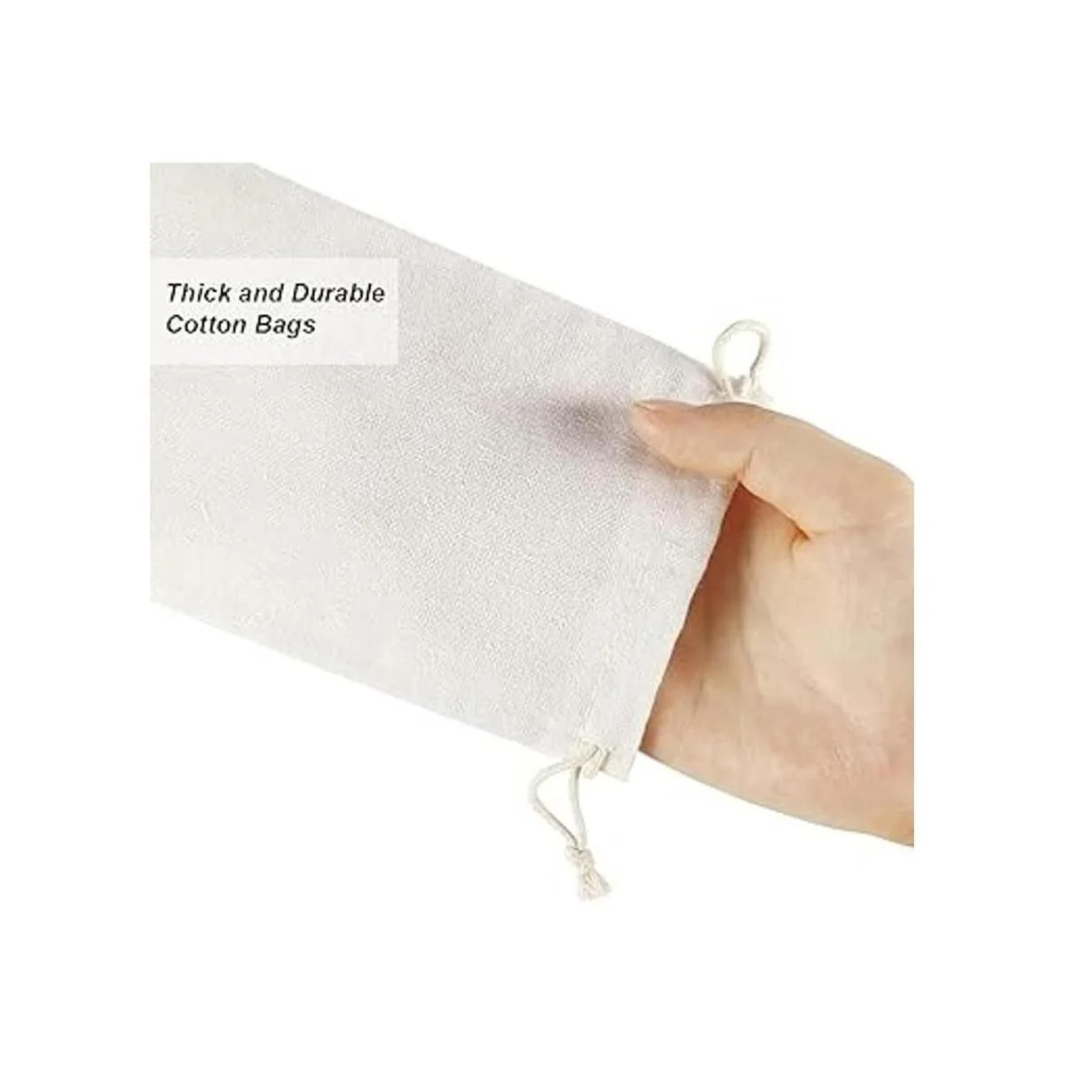 HRX Package 20 bolsas de muselina de 4 x 6 pulgadas_3