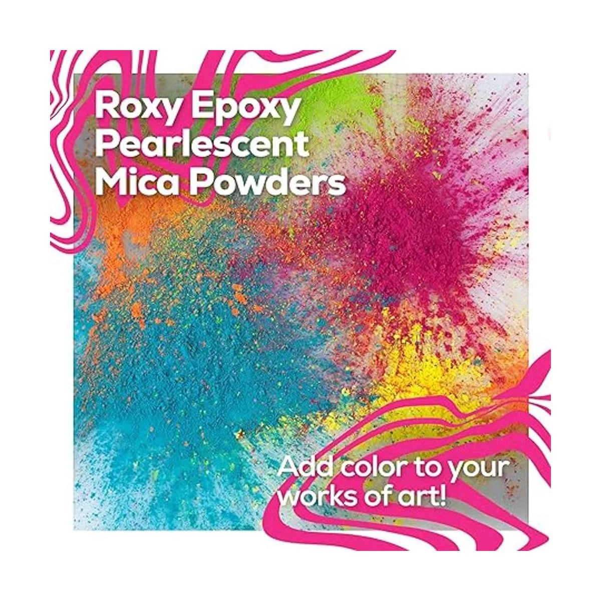 Polvo de mica nacarado de 24 colores de 0.18 onzas cada_5