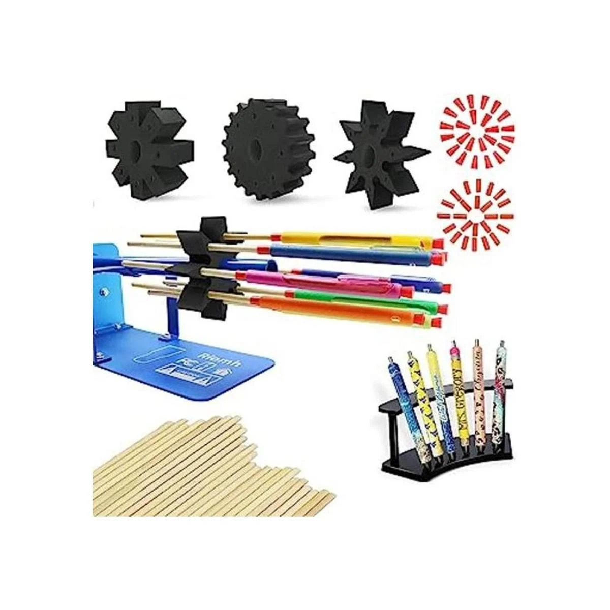 Accesorio para girador de bolígrafo epoxi adaptador de_1