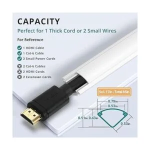 Corrector de cables de esquina de 85 pulgadas conducto de_2