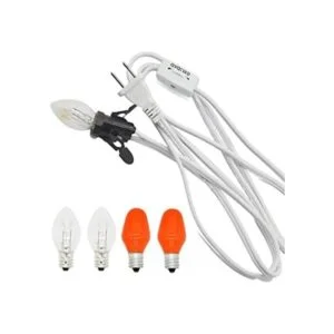 QVQCWD Cable de luz nocturna con clip con bombillas_1