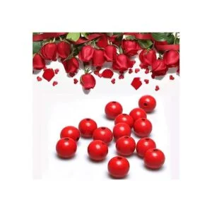 YIPLED de 0.630 in 200 cuentas de madera para_3